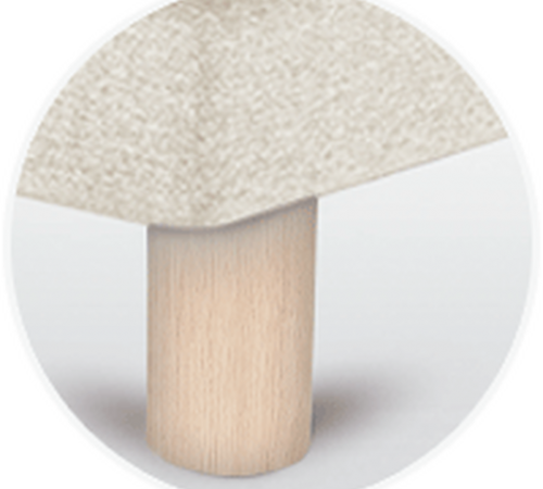 Pernas Sonpura Madera Cilíndrica 15 cm