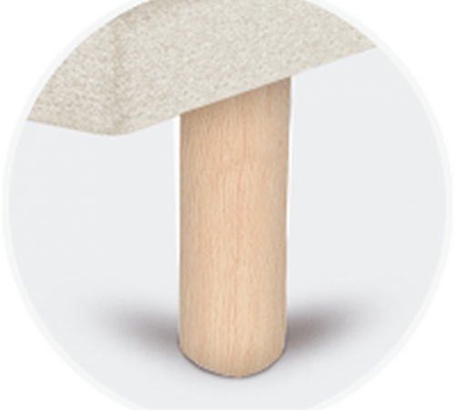 Pernas Sonpura Madera Cilíndrica 25 cm