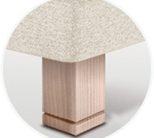 Pernas Sonpura Madera Cuadrada 15 cm