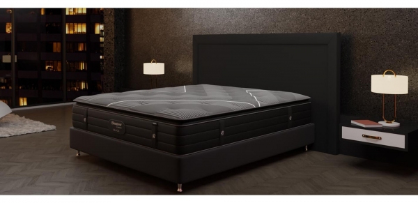 Colchão de molas ensacadas Simmons Beautyrest Black Aspen