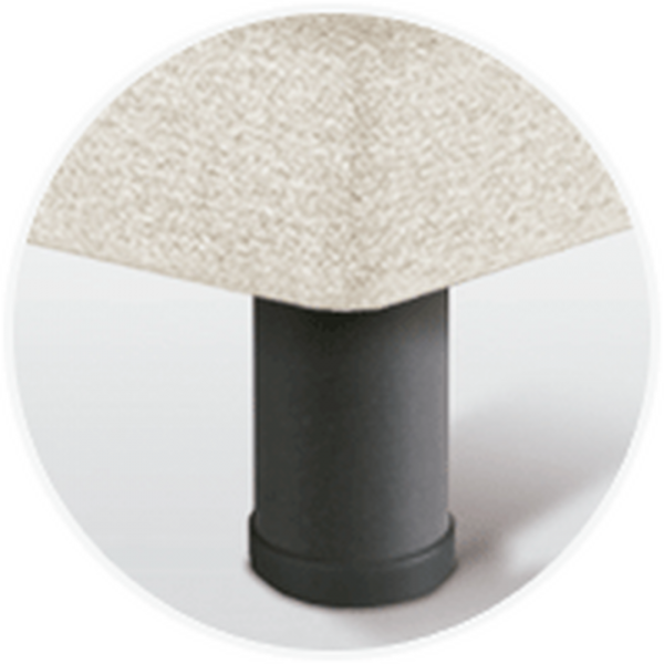 Pernas Sonpura Metálica Cilíndrica Gris 15 cm